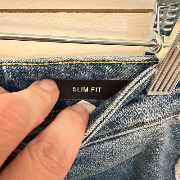 JUDY BLUE 5 Jonesborough blue high rise side fringe slim fit stretch ankle jean - Picture 7 of 15